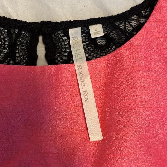 BNWT Rachel Roy Friendship Dress (Neon pink) - Picture 7 of 7